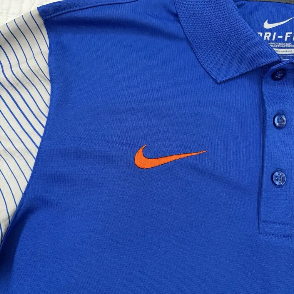 Nike Dri-FIT Florida Gators Polo Shirt Mens Medium Short Sleeve Performance